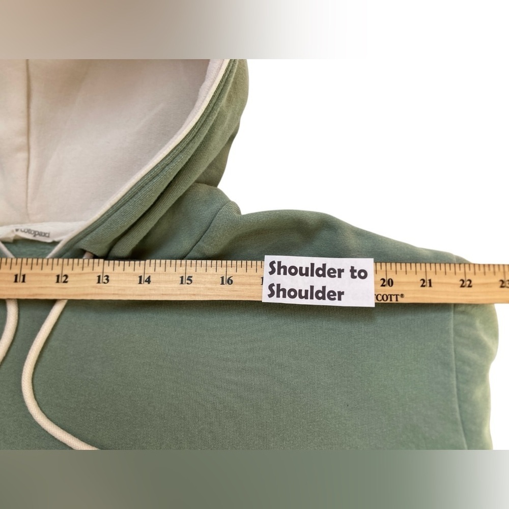 Cotopaxi‎ Women’s Hoodie XL Light Green “Do Good” Logo Kangaroo Pocket Pullover - Picture 4 of 7